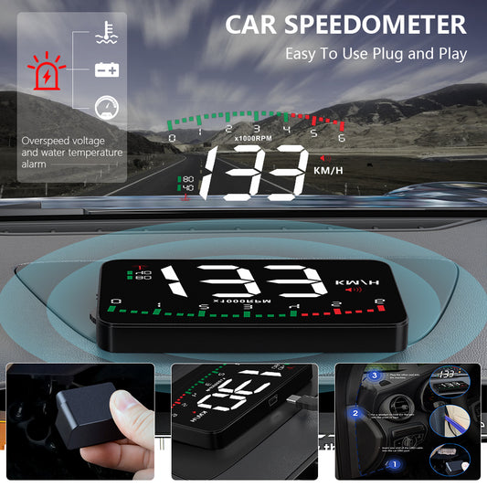 Automotive HD Speed Projector Display - Tech Trove Boutique