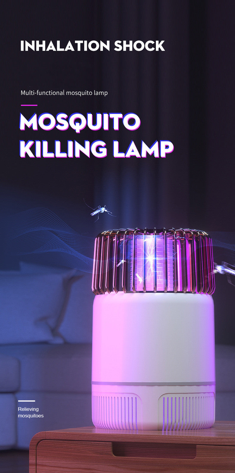 Electric Mosquito Killer Lamp Household Mosquito Killer Lamp USB Mosquito Killer - Tech Trove Boutique