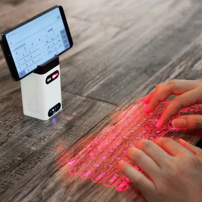 LEING FST Virtual Laser Keyboard Bluetooth Wireless Projector Phone Keyboard For Computer Pad Laptop With Mouse Function - Tech Trove Boutique