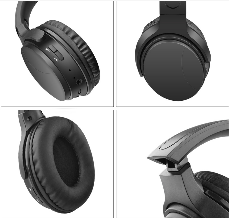 Noise Cancelling Folding Wireless Headset Headset - Tech Trove Boutique